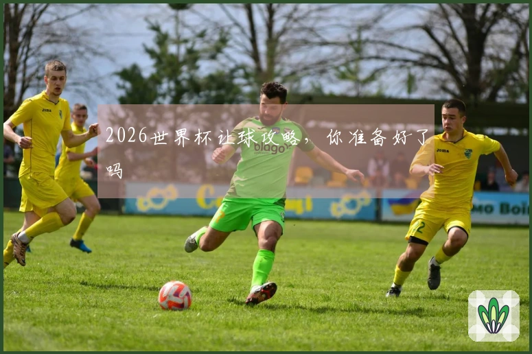 2026世界杯让球攻略，你准备好了吗